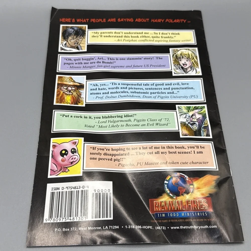 Hairy‎ Polarity And The Sinister Sorcery Satire Comic Book Wizard Magic
